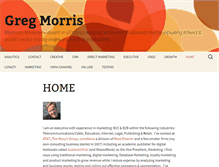 Tablet Screenshot of gregmorris.com